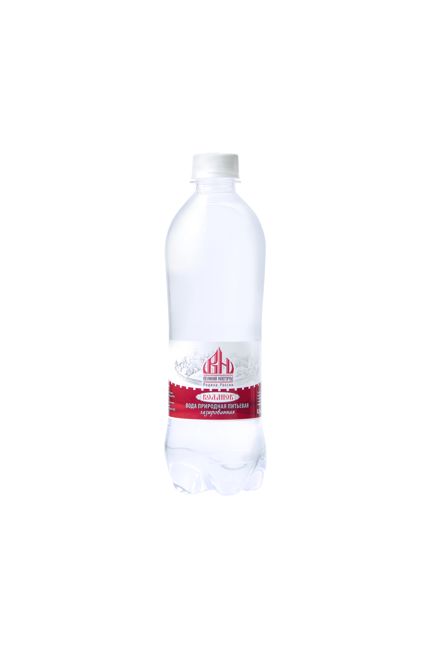 Вода "Воданов" 0,5л газ